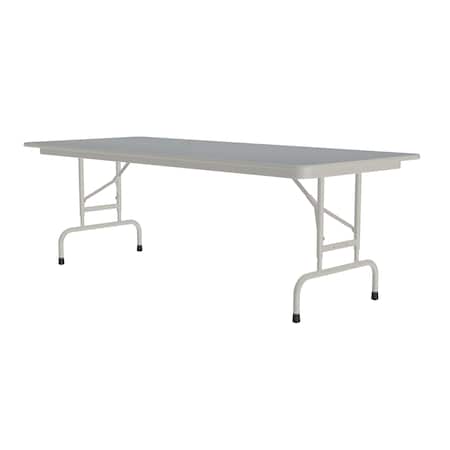 CFA Adjustable TFL Folding Tables 30x72 Gray Granite